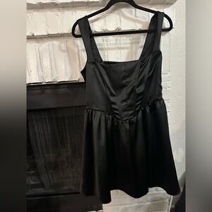 Wild Fable Black Corset Mini Dress Medium